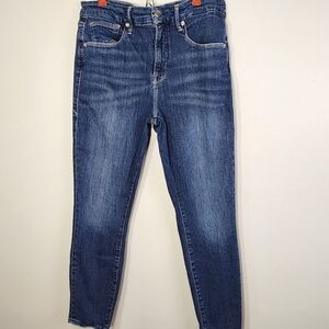 Good American Jeans Good Legs Crops Womens 14 Blue Denim